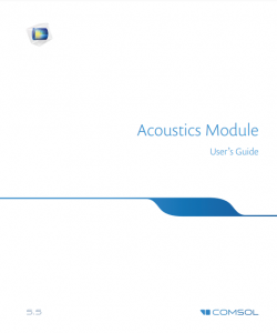 آموزش کامسول - زبان اصلی – امواج صوتی Acoustics