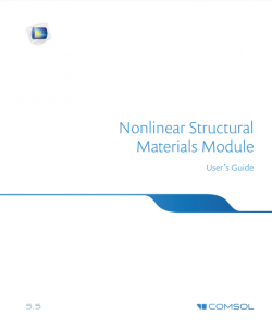 آموزش کامسول - زبان اصلی – مواد با ساختار غیرخطی Nonlinear Structural Materials - Shortcut