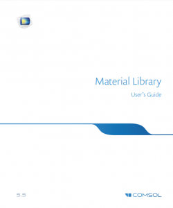 آموزش کامسول - زبان اصلی – کتابخانه مواد Material Library