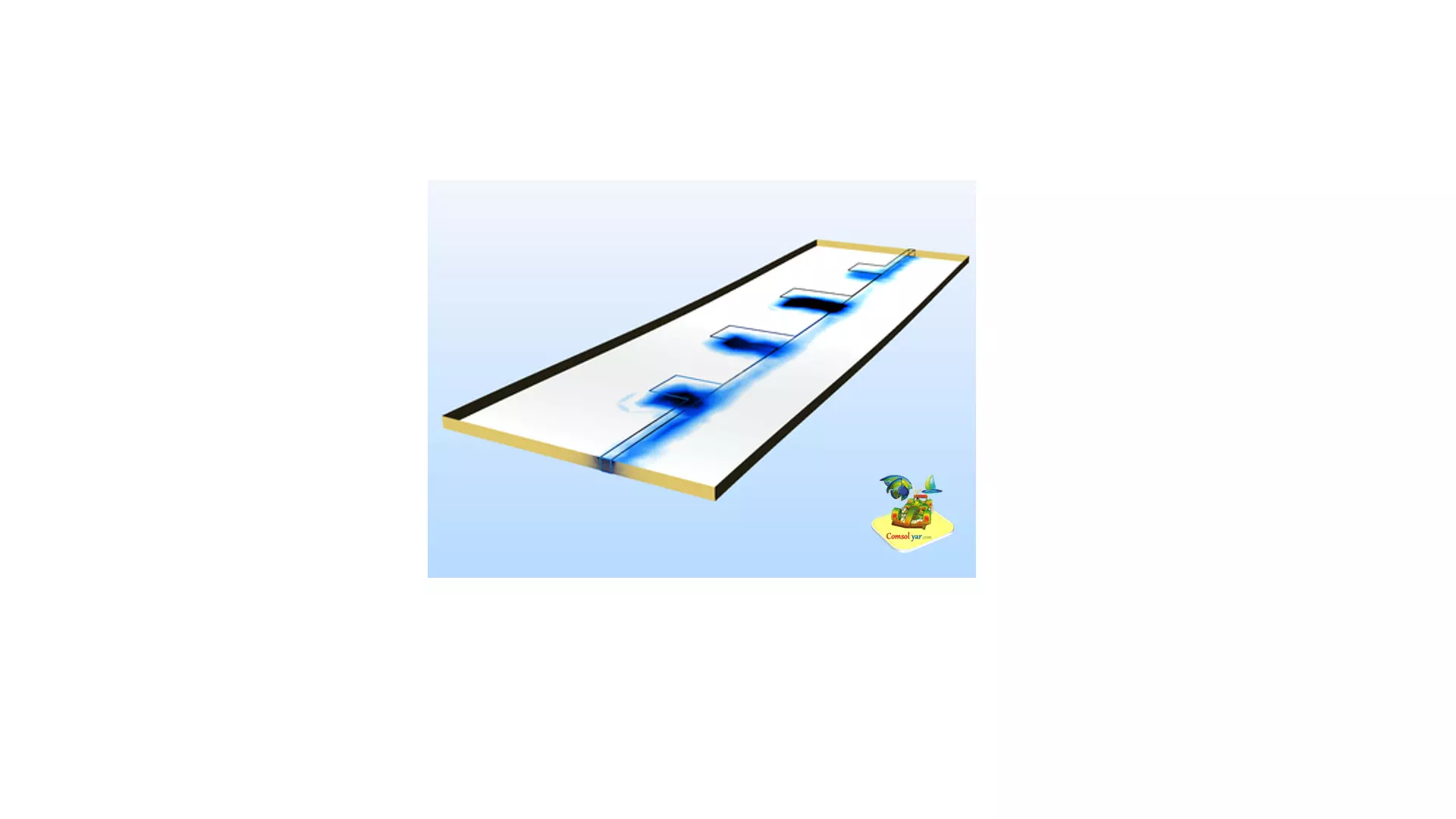 فیلتر مایکروویو روی PCB با استرس (IPC-2581، واردات ECAD)